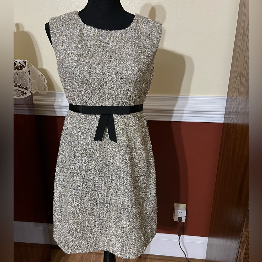 KATE SPADE NEW YORK
Metallic Tweed Minidress